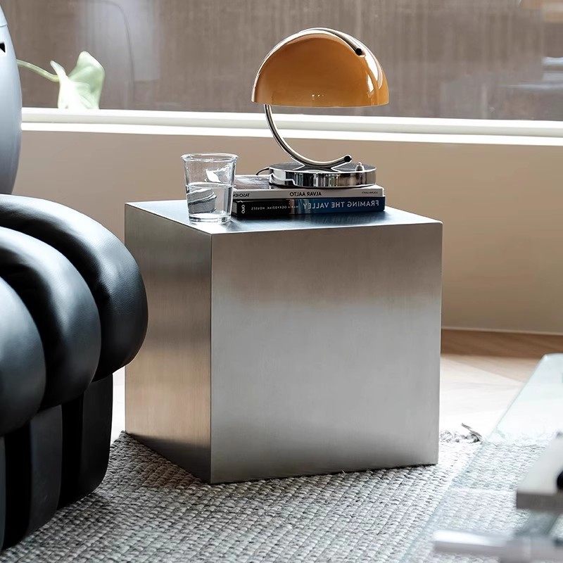 Italian Stainless Steel Side T - Desk Setup Modern ulasan dan harga