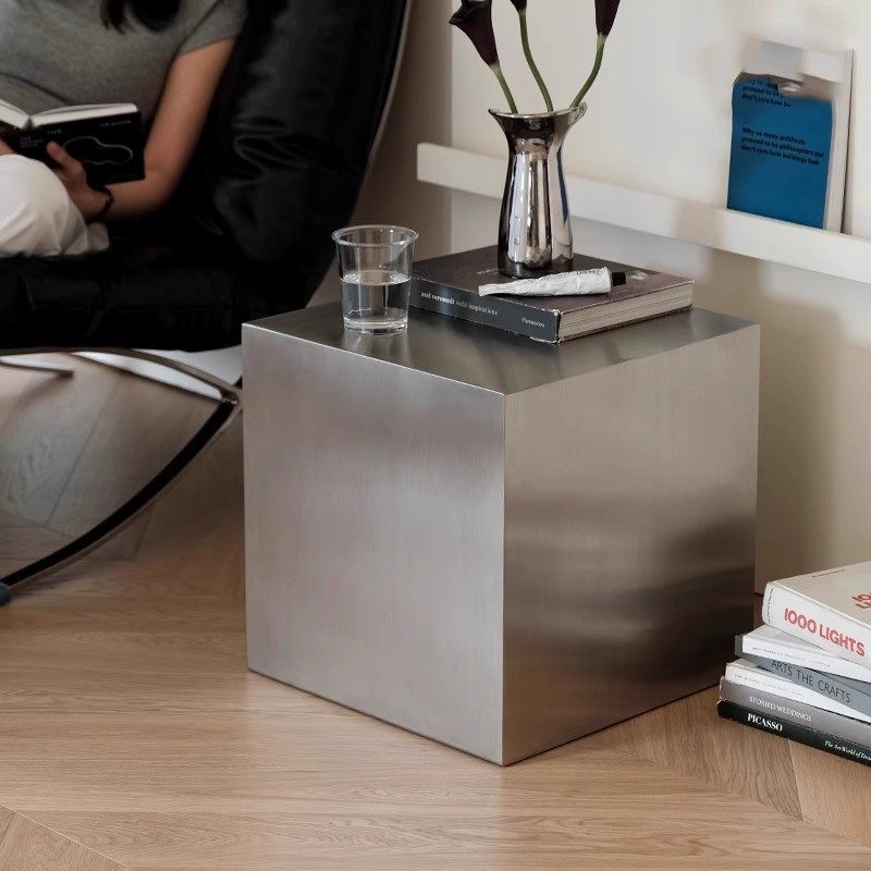 Italian Stainless Steel Side T - Desk Setup Modern ulasan dan harga