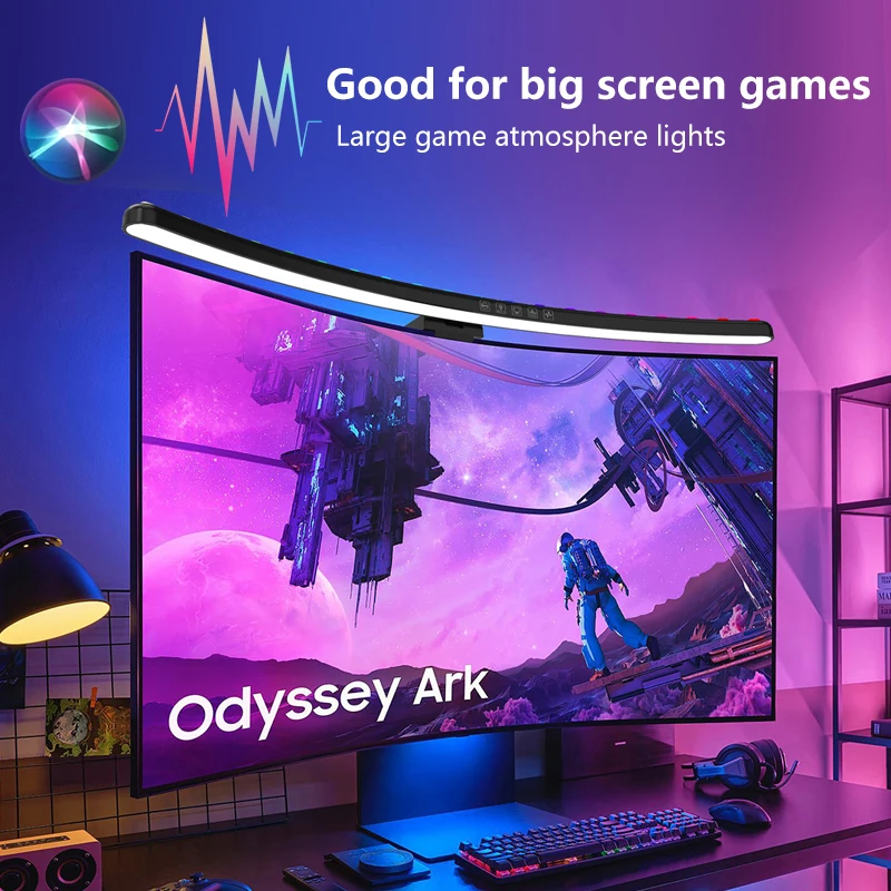 Computer Monitor Light Bar RGB - Desk Setup Gaming ulasan dan harga