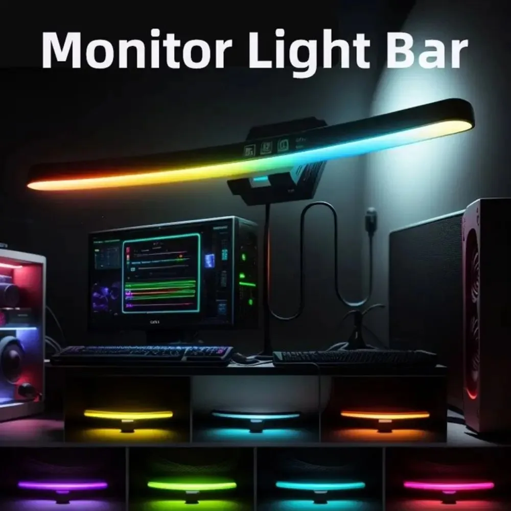 Computer Monitor Light Bar RGB - Desk Setup Gaming ulasan dan harga